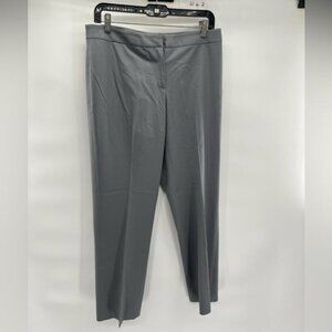 Lafayette 148 New York grey wool trousers pants size 6 ankle